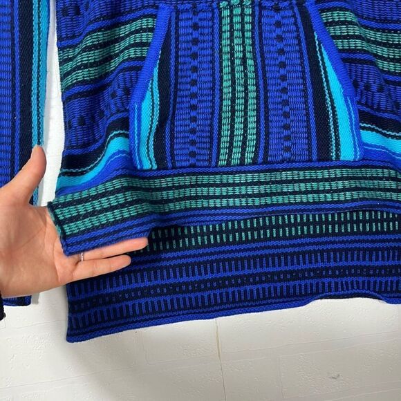 BCBGMaxAzria Hooded Sweater Womens size S High Low Hem 12% Lambswool - Picture 5 of 14